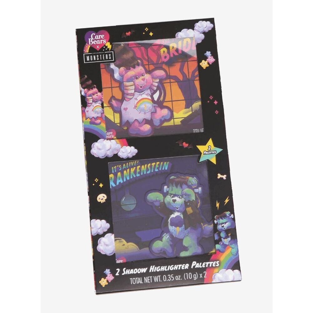 Care Bears X Universal Monsters Eyeshadow Highlighter Palette Set